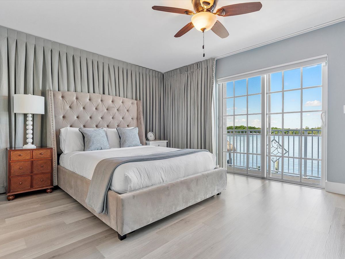 Bedroom overlooking the Intracoastal